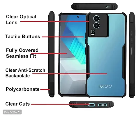 OnexDream Anti-Transparent Protective Cover for iQOO Neo 7 5G: Keep Your Device Shielded Yet Visible-thumb3