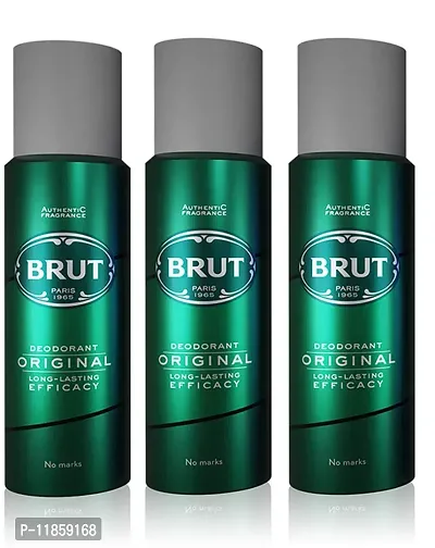 Brut Original Deo pack of 3 Unisex Deo