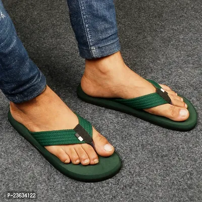 Stylish Green EVA Slipper For Men-thumb0