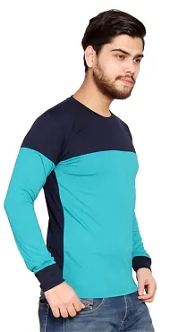 Stylish Printed Polyester Full Sleeve T-Shirt For Men-thumb3