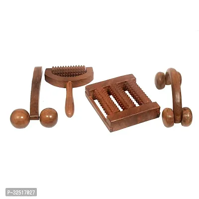 Handmade Wooden Hand Massager Rollers And Foot Roller Relaxationimproved Blood Circulationbody Stressacupressure And Acupuncture Cutter Massagers For Men And Womenswooden