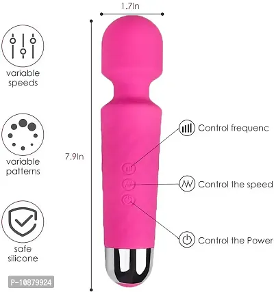 Step-Lite Body Massager for Women Cordless Wand Massager Handheld Portable Waterproof Massager-thumb2