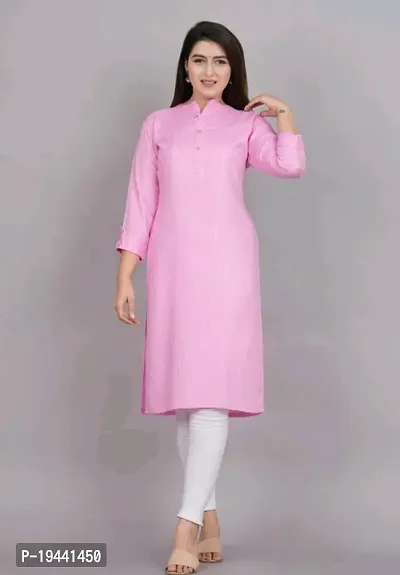 Stylish Fancy Rayon Kurta For Women Pack Of 1-thumb0