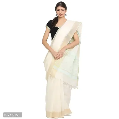 Manvish Drapes Chetinad Cotton Saree With Blouse Piece(Pack of 1)-thumb0
