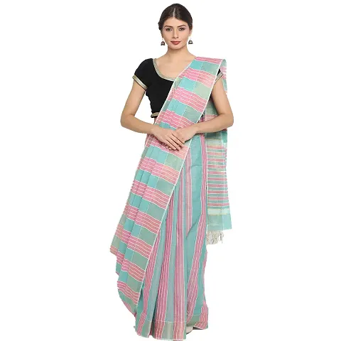 Manvish Drapes Venkatgiri Cotton Saree With Blouse Piece(Pack of 1)