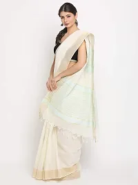 Manvish Drapes Chetinad Cotton Saree With Blouse Piece(Pack of 1)-thumb2