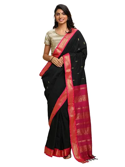 Stylish Crepe Saree with Blouse piece For Women