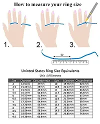 AJS Ring Men's Shine Rings Wedding Bands Ring for Men, Boy and women Grade 316 Stainless Steel Jewelry Gift Comfort Fit(2pcs_Beatheart_Ring_19)-thumb2