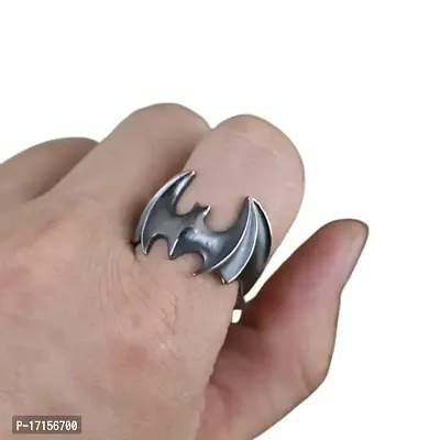 AJS Latest Unisex fashionable Rings (batman-ring)