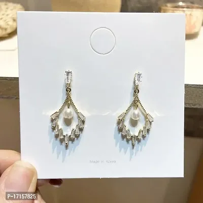 AJS Latest Fashion AD Stone Earrings For Women, for your Loved, Birthday,Festival and any Occasion (AD Stone Earrings)-thumb2