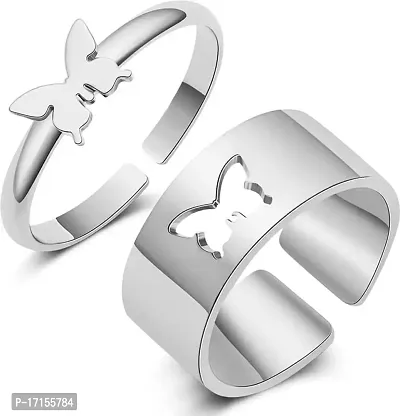 AJS Latest Unisex fashionable Rings (butterfly-ring)