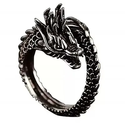 PikaLF Dragon Ring for Men, Norse Viking Dragon Head Ring, India | Ubuy