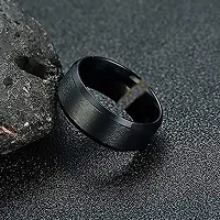 AJS Thum Ring Rings for Men and Boys Grade 316 Stainless Steel Jewelry Gift Comfort Fit | Wedding Wear Ring For Men | Perfect Gift For Birthday (Pack of 2)-thumb4