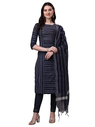 Stylish Kurta, Bottom and Dupatta Set For Women