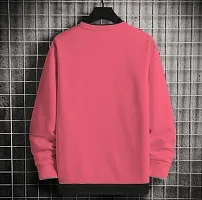 Stylish Pink Cotton Blend T-Shirt For Men-thumb1