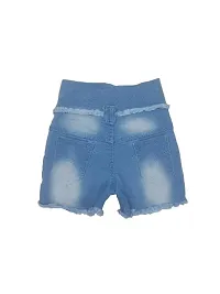 KK  SONS Fancy Denim Shorts for Kids (Girls) P584-thumb1