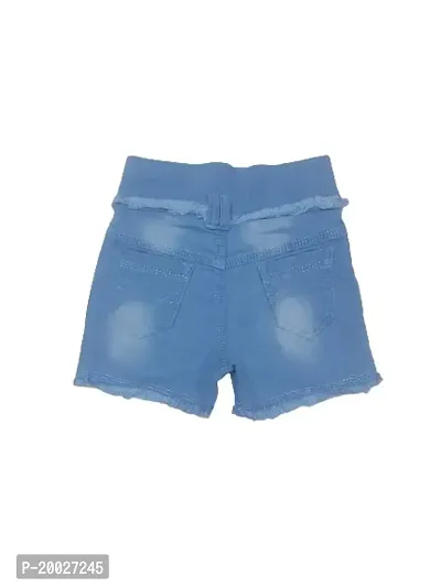 KK  SONS Fancy Denim Shorts for Kids (Girls) P579-thumb2