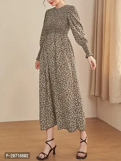 Stylish Fancy Designer Crepe Dresses For Women-thumb2