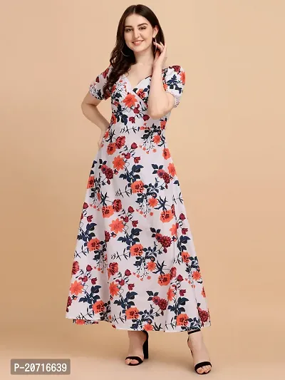 Stylish Fancy Designer Crepe Dresses For Women-thumb4