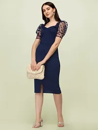 Stylish Fancy Designer Polyester Dresses For Women-thumb2