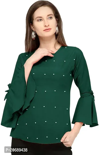 Stylish Fancy Designer Crepe Top For Women-thumb5