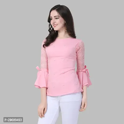 Stylish Fancy Designer Crepe Top For Women-thumb3