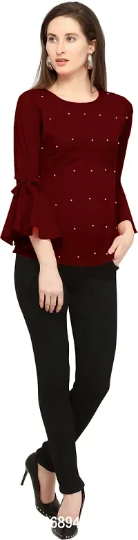 Stylish Fancy Designer Crepe Top For Women-thumb4