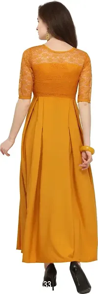 Stylish Fancy Designer Crepe Dresses For Women-thumb4