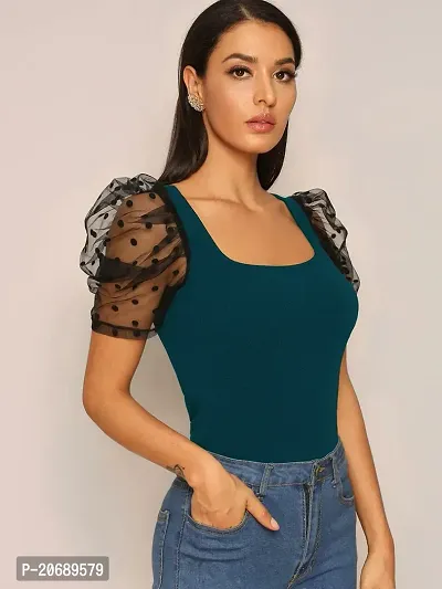 Stylish Fancy Designer Polyester Top For Women-thumb4