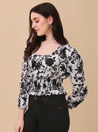 Stylish Fancy Designer Crepe Top For Women-thumb3