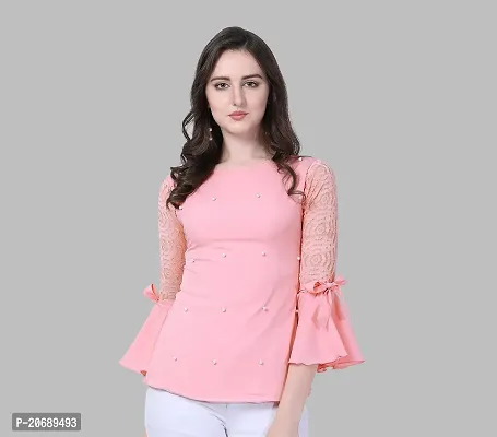 Stylish Fancy Designer Crepe Top For Women