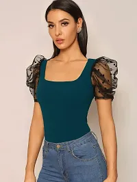 Stylish Fancy Designer Polyester Top For Women-thumb4