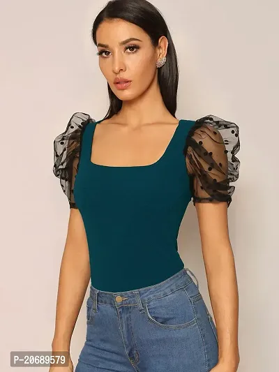 Stylish Fancy Designer Polyester Top For Women-thumb5