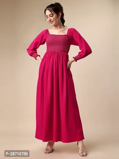 Stylish Fancy Designer Crepe Dresses For Women-thumb4