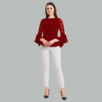 Stylish Fancy Designer Crepe Top For Women-thumb3