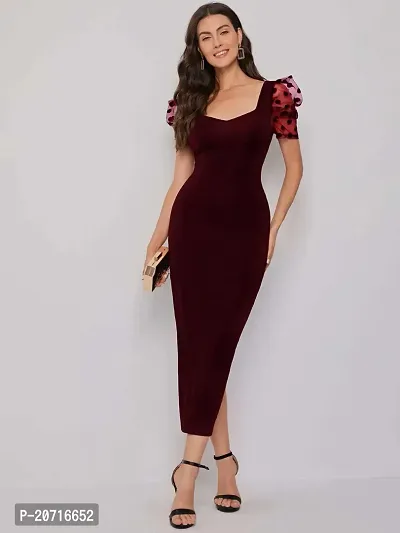 Stylish Fancy Designer Polyester Dresses For Women-thumb0