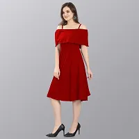 Stylish Fancy Designer Crepe Dresses For Women-thumb3