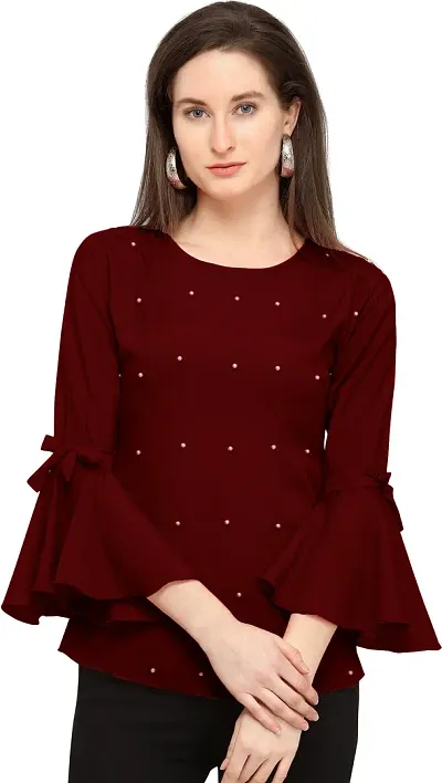 Stylish Fancy Designer Crepe Top For Women