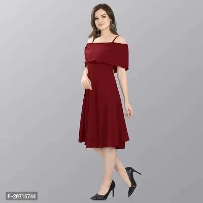 Stylish Fancy Designer Crepe Dresses For Women-thumb4