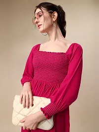 Stylish Fancy Designer Crepe Dresses For Women-thumb4