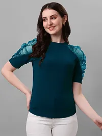 Stylish Fancy Designer Polyester Top For Women-thumb2