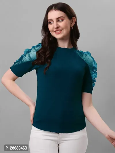 Stylish Fancy Designer Polyester Top For Women-thumb3