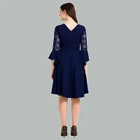 Designer Crepe Dresses For Women-thumb1