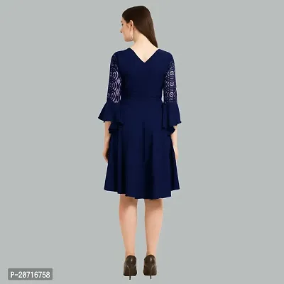 Designer Crepe Dresses For Women-thumb2