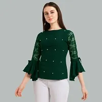 Stylish Fancy Designer Crepe Top For Women-thumb2