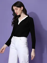 Stylish Fancy Designer Polyester Top For Women-thumb1