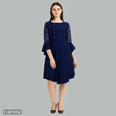 Designer Crepe Dresses For Women-thumb3