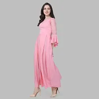 Stylish Fancy Designer Crepe Dresses For Women-thumb2