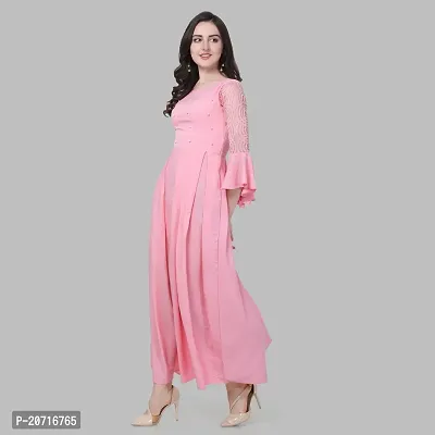 Stylish Fancy Designer Crepe Dresses For Women-thumb3