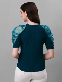 Stylish Fancy Designer Polyester Top For Women-thumb1